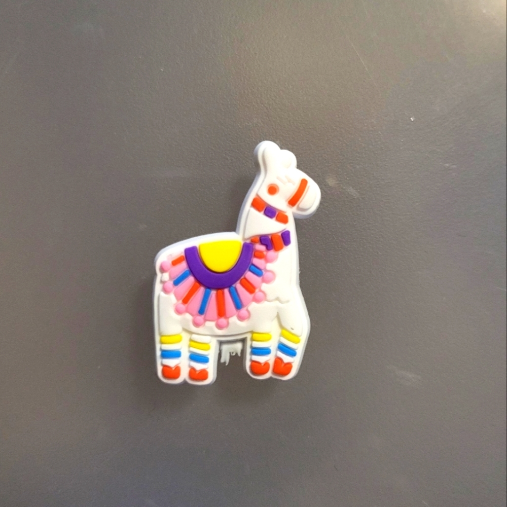 Llama Croc Charm